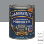 Peinture fer Direct sur Rouille Gris ardoise martelé 0,75L HAMMERITE