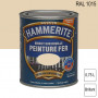 Peinture fer Direct sur Rouille RAL 1015 Ivoire clair brillant 0,75L HAMMERITE