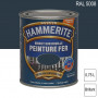 Peinture fer Direct sur Rouille RAL 5008 Bleu gris brillant 0,75L HAMMERITE