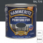 Peinture fer Direct sur Rouille RAL 7016 Gris anthracite brillant 2,5L HAMMERITE