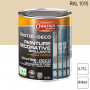 Peinture décorative antirouille Rustol Deco RAL 1015 Ivoire clair brillante 0,75L OWATROL