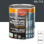 Peinture décorative antirouille Rustol Deco RAL 7016 Gris anthracite brillante 0,75L OWATROL