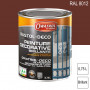 Peinture décorative antirouille Rustol Deco RAL 8012 Brun rouge brillante 0,75L OWATROL