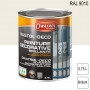 Peinture décorative antirouille Rustol Deco RAL 9010 Blanc pur brillante 0,75L OWATROL