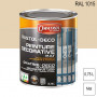 Peinture décorative antirouille Rustol Deco RAL 1015 Ivoire clair mat 0,75L OWATROL