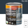 Peinture décorative antirouille Rustol Deco RAL 5008 Bleu gris mat 0,75L OWATROL