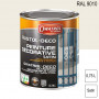 Peinture décorative antirouille Rustol Deco RAL 9010 Blanc pur satin 0,75L OWATROL