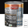 Peinture décorative antirouille Rustol Deco RAL 9005 Noir foncé brillante 2,5L OWATROL