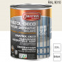 Peinture décorative antirouille Rustol Deco RAL 9010 Blanc pur brillante 2,5L OWATROL