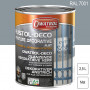 Peinture décorative antirouille Rustol Deco RAL 7001 Gris argent mat 2,5L OWATROL