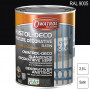 Peinture décorative antirouille Rustol Deco RAL 9005 Noir foncé satin 2,5L OWATROL