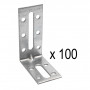 100 Équerres de fixation avec renfort 80x55x30mm EFIXR853A SIMPSON