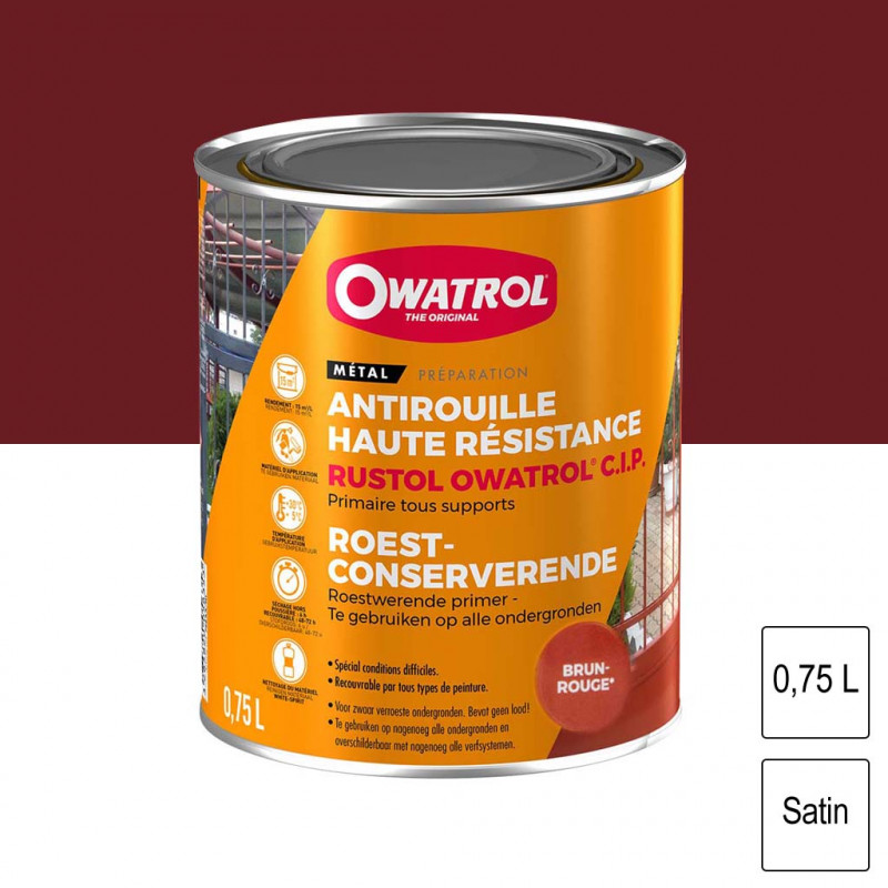 Owatrol - Rustol C.I.P. - Primaire anticorrosion haute résistance