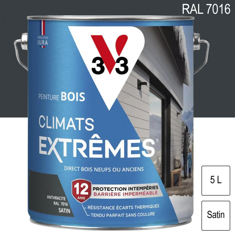 Vernis Bois Extérieur - Haute Protection - Tons bois V33 - Porte