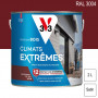 Peinture bois extérieur Climats Extrêmes RAL 3004 Rouge basque satin 2L V33