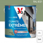 Peinture bois extérieur Climats Extrêmes RAL 6021 Vert provence satin 2L V33