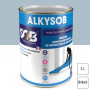 Peinture professionnelle sols et murs en ciment et béton Gris blanc brillant 3L Alkysob SOB PEINTURES