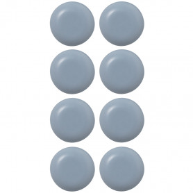 8 Patins glisseur PTFE adhésif gris Ø20mm 8 Patins glisseur PTFE adhésif gris Ø20mm