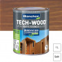 Lasure Tech-Wood Chêne moyen satin 1L BLANCHON
