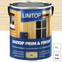 Lasure d'imprégnation Incolore satiné mat 5L Prim&Finish LINITOP