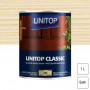 Lasure de protection décorative Classic Incolore satin 1L LINITOP