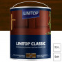 Lasure de protection décorative Classic Chêne foncé satin 2,5L LINITOP