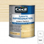 Lasure d'imprégnation LX5000 Incolore satin 1L CECIL