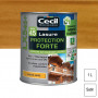 Lasure Protection Forte LX545+ Chêne doré satin 1L CECIL