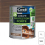 Lasure Protection Forte LX545+ Chêne ancien satin 1L CECIL