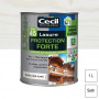 Lasure Protection Forte LX545+ Blanc des Alpes satin 1L CECIL