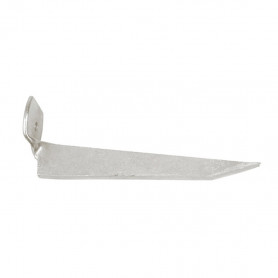 Patte à pointe coudée zingué blanc AFBAT Patte à pointe coudée zingué blanc AFBAT