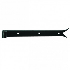 Penture bout queue de carpe 35x5mm Ø14 noir AFBAT Penture bout queue de carpe 35x5mm Ø14 noir AFBAT