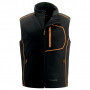 Gilet sans manche DYNAMIC noir-orange KAPRIOL