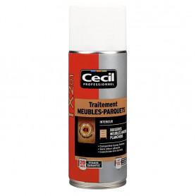 Traitement meubles et parquets aérosol TX201 400ml CECIL PRO Traitement meubles et parquets aérosol TX201 400ml CECIL PRO