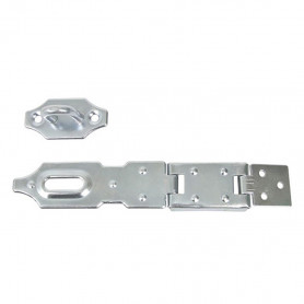 Porte-cadenas à recouvrement + piton zingué blanc AFBAT Porte-cadenas à recouvrement + piton zingué blanc AFBAT