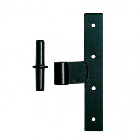 Gond sur té bout droit - axe amovible noir AFBAT Gond sur té bout droit - axe amovible noir AFBAT