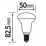 Ampoule led réflecteur R50 E14 40W 470lm 4000K
