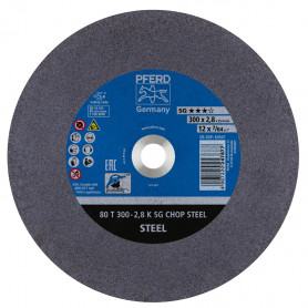 Disque à tronçonner scie circulaire à métaux T 300x2,8x25,4mm SG CHOP STEEL pour acier PFERD Disque à tronçonner scie circulaire à métaux T 300x2,8x25,4mm SG CHOP STEEL pour acier PFERD