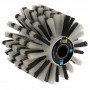 Brosse fibre plastique Ø120x100mm pour rénovateur FARTOOLS