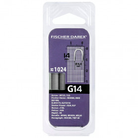 Boîte de 1024 Cavaliers galvanisés G14 FISCHER DAREX Boîte de 1024 Cavaliers galvanisés G14 FISCHER DAREX