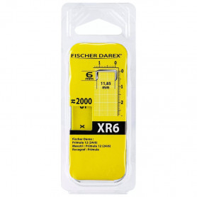 Boîte de 768 Agrafes de bureau XR6 FISCHER DAREX Boîte de 768 Agrafes de bureau XR6 FISCHER DAREX