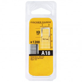 Boîte de 1200 Agrafes galvanisées à fil fin A18 FISCHER DAREX Boîte de 1200 Agrafes galvanisées à fil fin A18 FISCHER DAREX