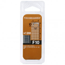 Boîte de 1800 Agrafes galvanisées F10A FISCHER DAREX Boîte de 1800 Agrafes galvanisées F10A FISCHER DAREX