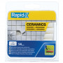 14 Bâtons de colle blanche pour céramiques Ø12x94mm RAPID