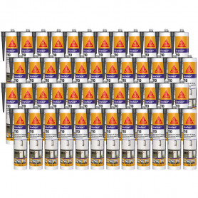 48x Mastic silicone SikaSeal 110 Menuiserie & Vitrage 300ml SIKA 48x Mastic silicone SikaSeal 110 Menuiserie & Vitrage 300ml SIKA